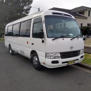 2014 Toyota Coaster – 21-Seater Turbo Diesel! Only 19,200 Kms!